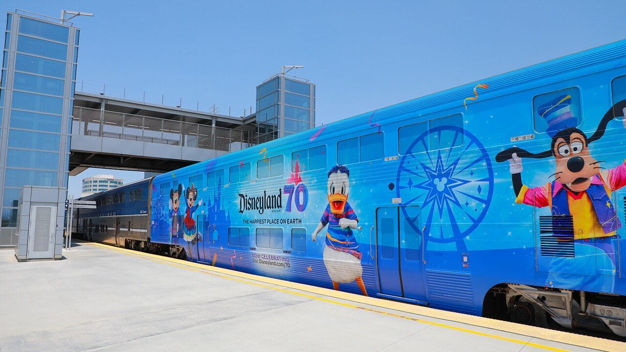 All Aboard the Magic: Amtrak Celebrates Disneyland’s 70th Anniversary with a Whimsical Train Ride