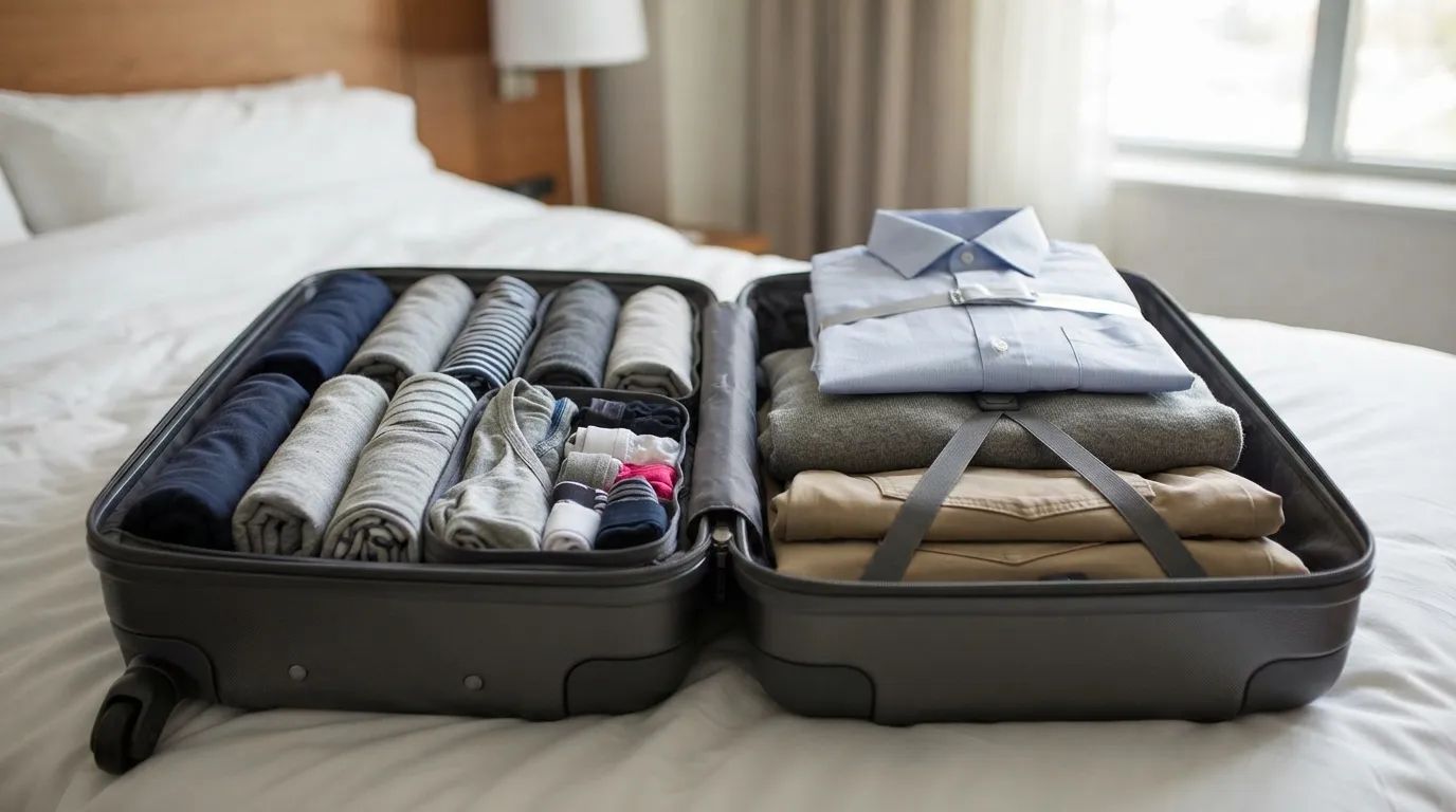 Stop Folding Your Suitcase Wrong – These Rolls Actually Save Real Space