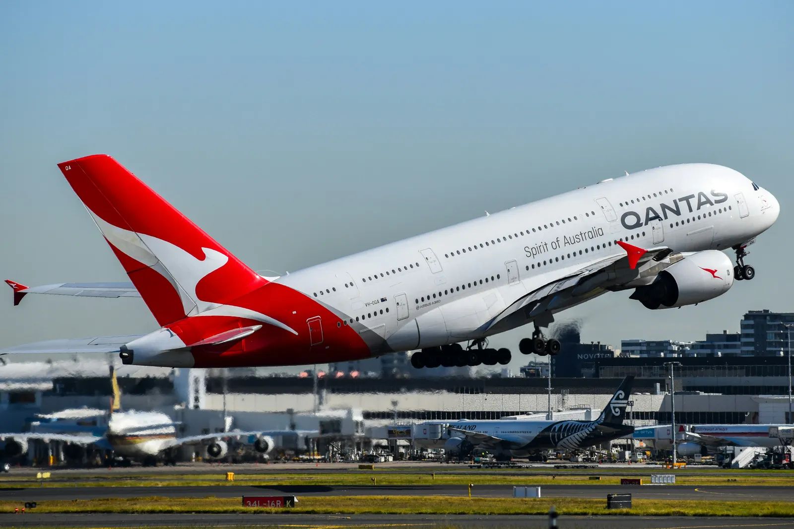 Kangaroo Pajamas and Lounge on Qantas A380 Business Class