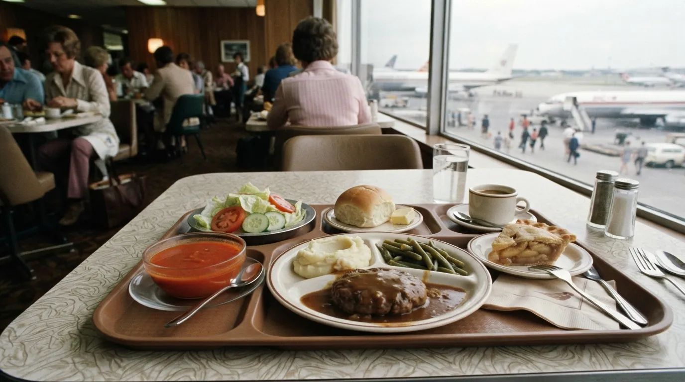 23 Things Served in Airport Cafes in the 1970s That Would Shock Travelers Now