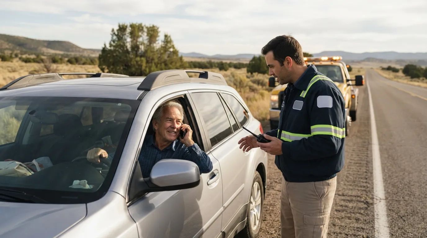 13 Things Roadside Assistance Crews Quietly Do for Drivers Over 60 on Long Trips