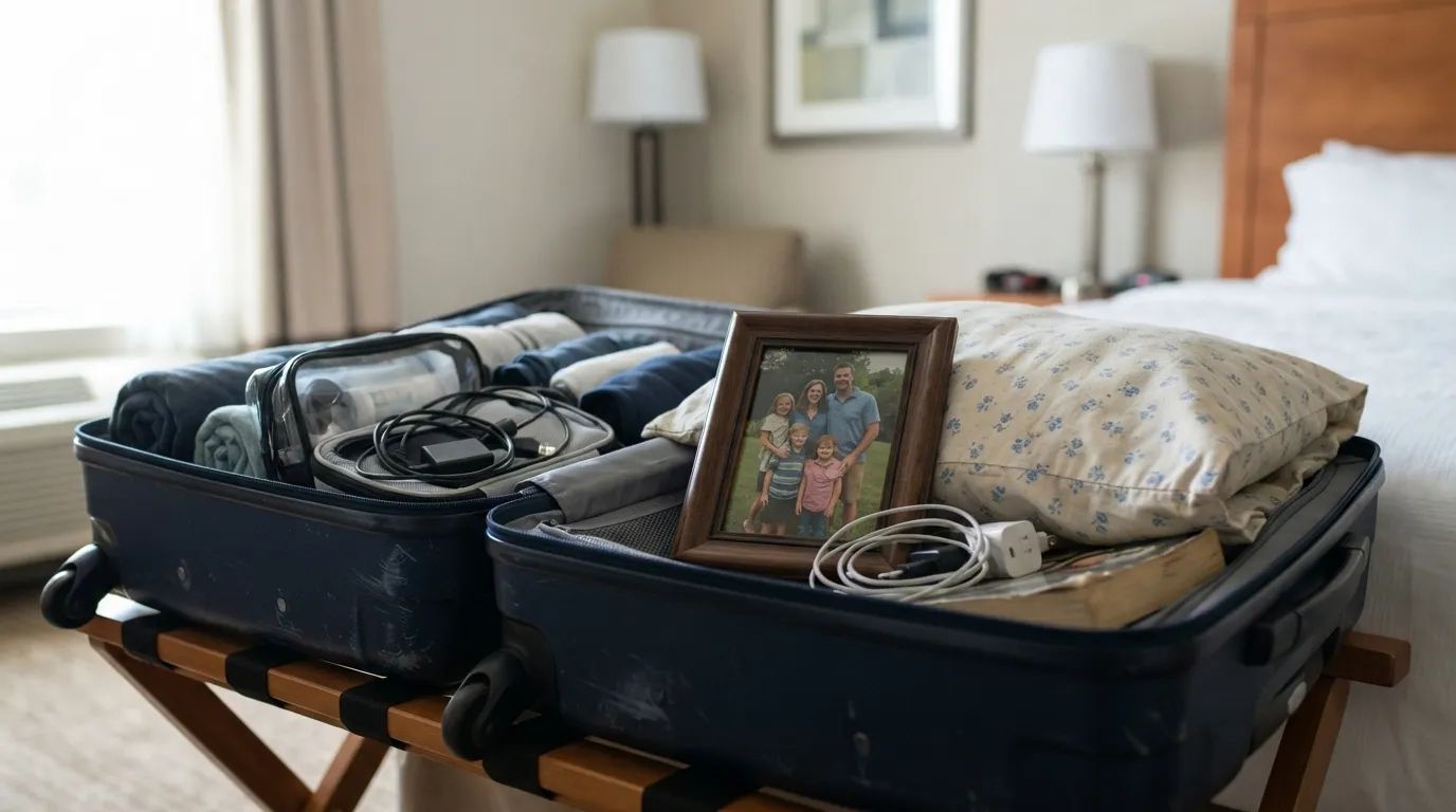 15 Things in a Suitcase That Instantly Mark Somebody Who Lives in Hotels