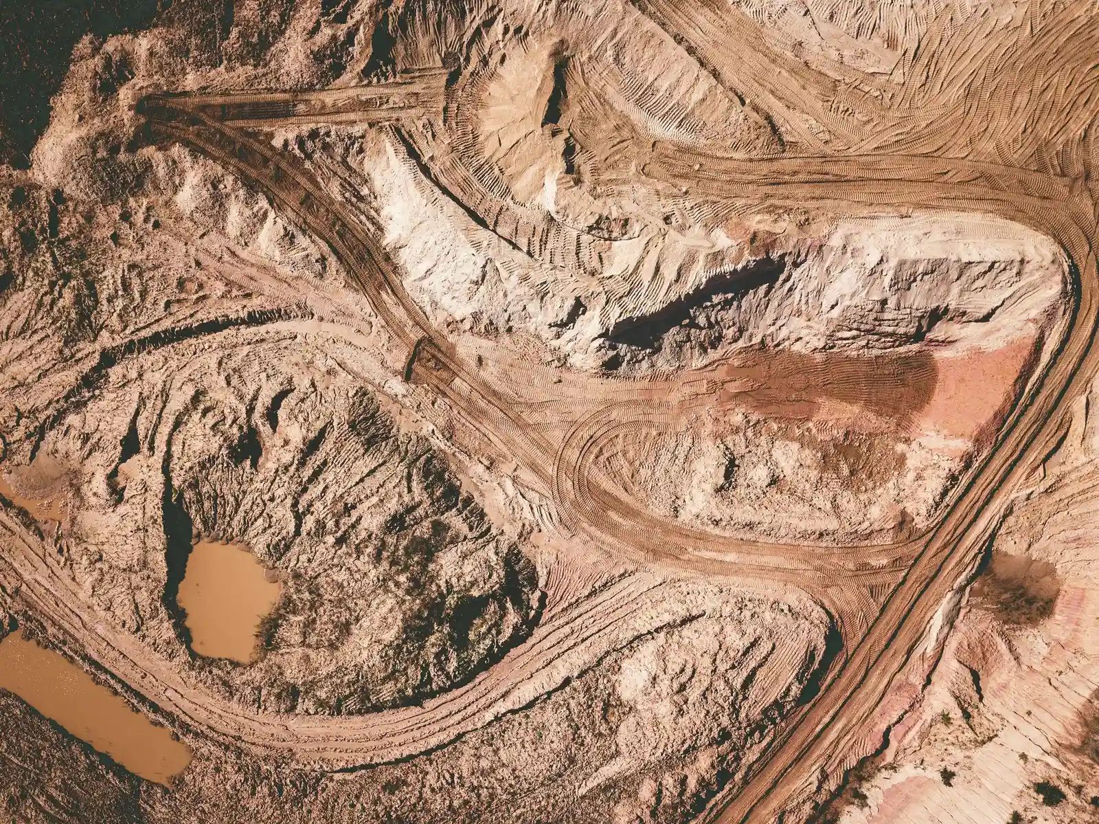 Chile's Lithium Fields Resemble Circuit Boards When Viewed From Above