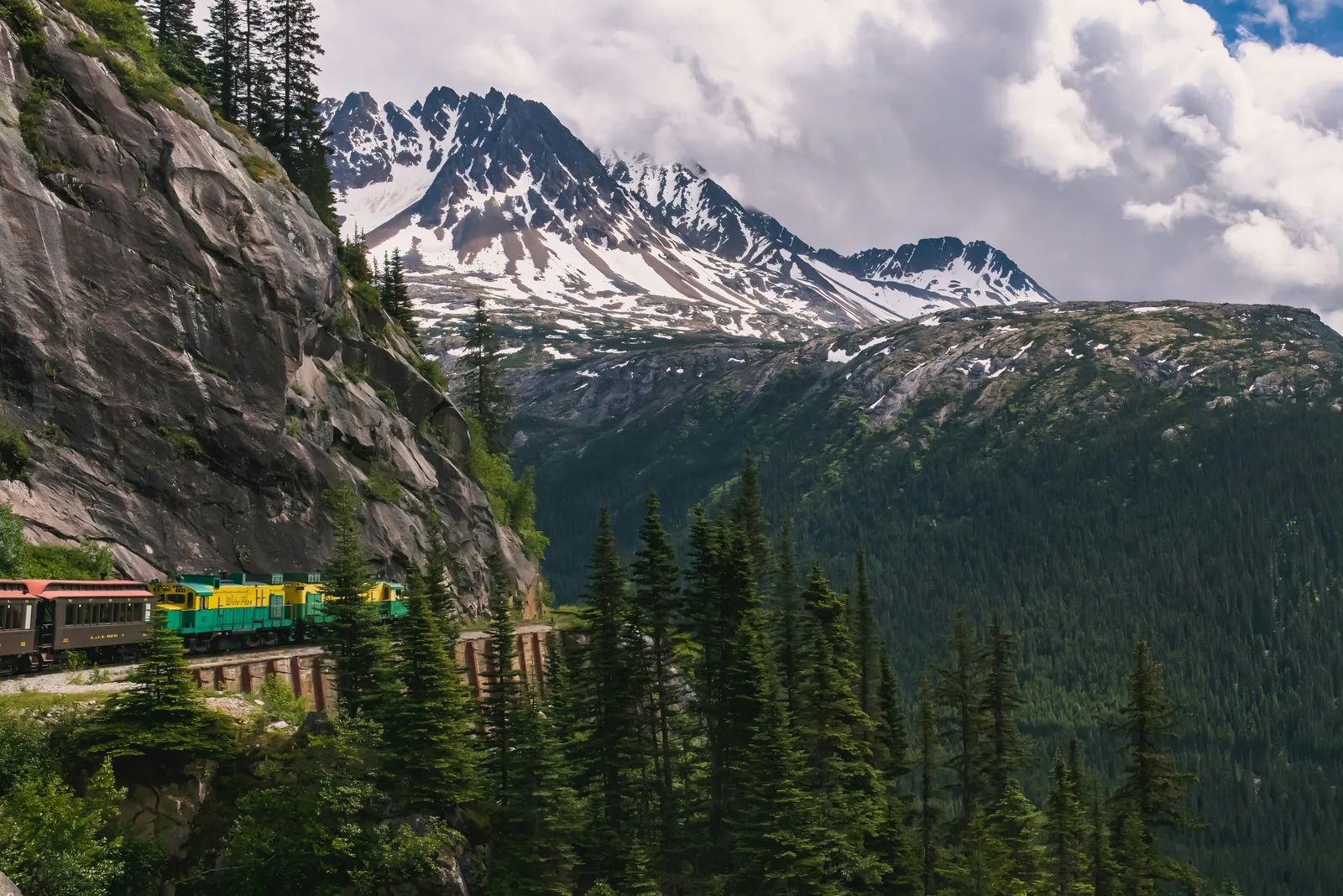 Skagway's White Pass Railway: The Gold Rush Cliffside Route Still Thrilling Cruise Passengers