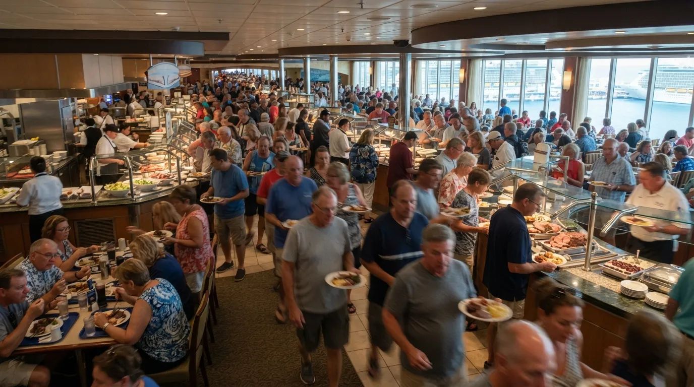 16 Cruise Buffets Ranked by How Early the Good Options Disappear