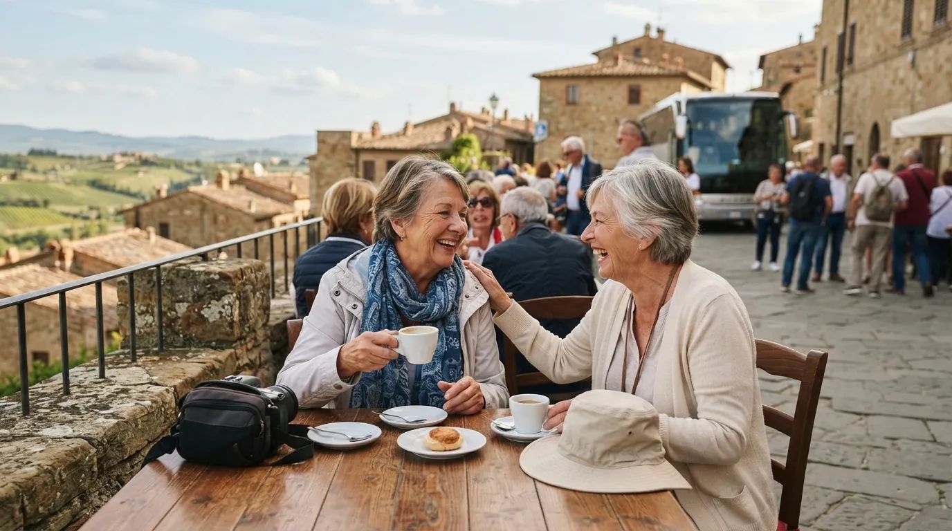 15 Things Repeat Coach Tour Travelers Do at Every Stop Without Thinking