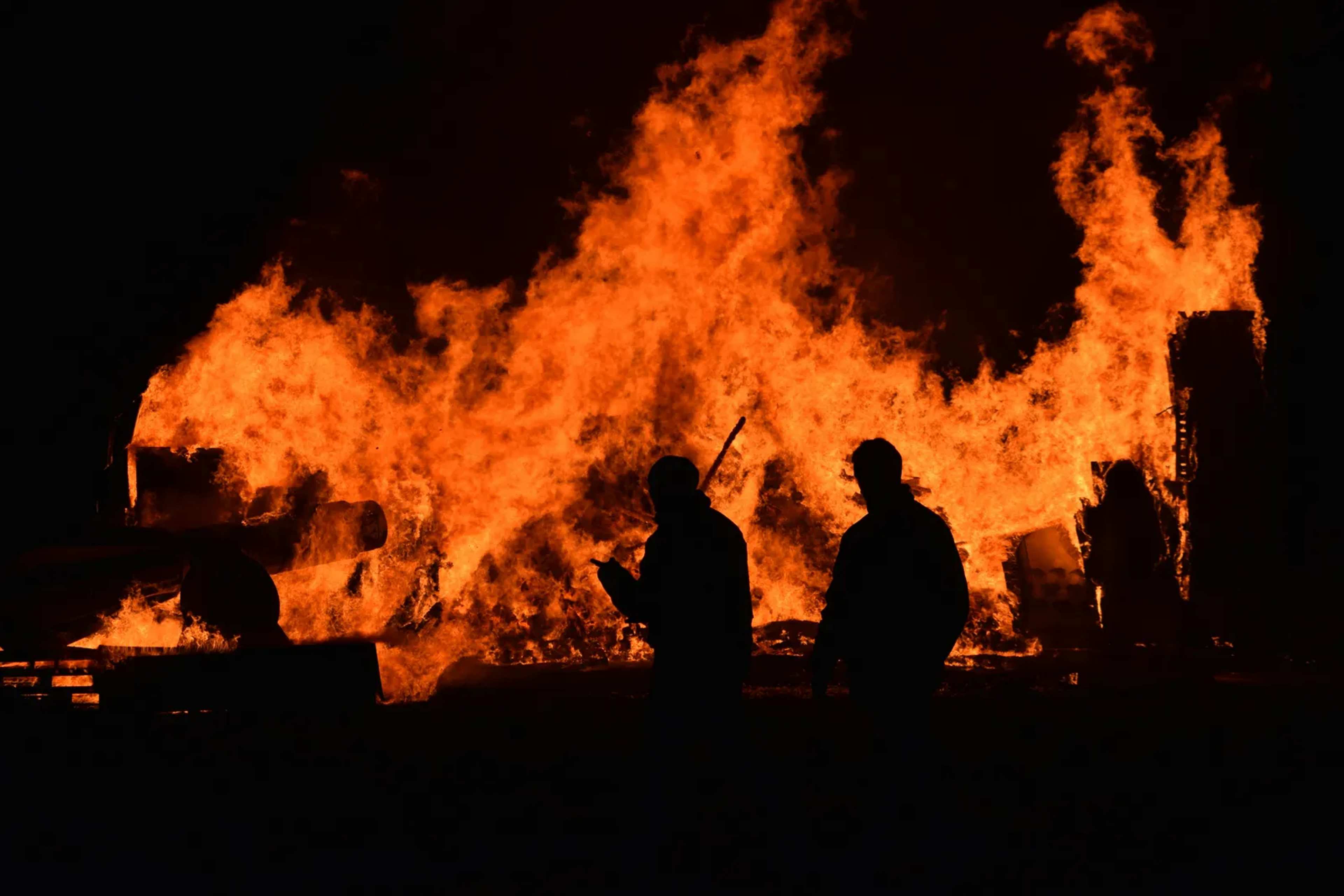 UK's Hottest Day on Record Sparks Fires That Destroyed Homes