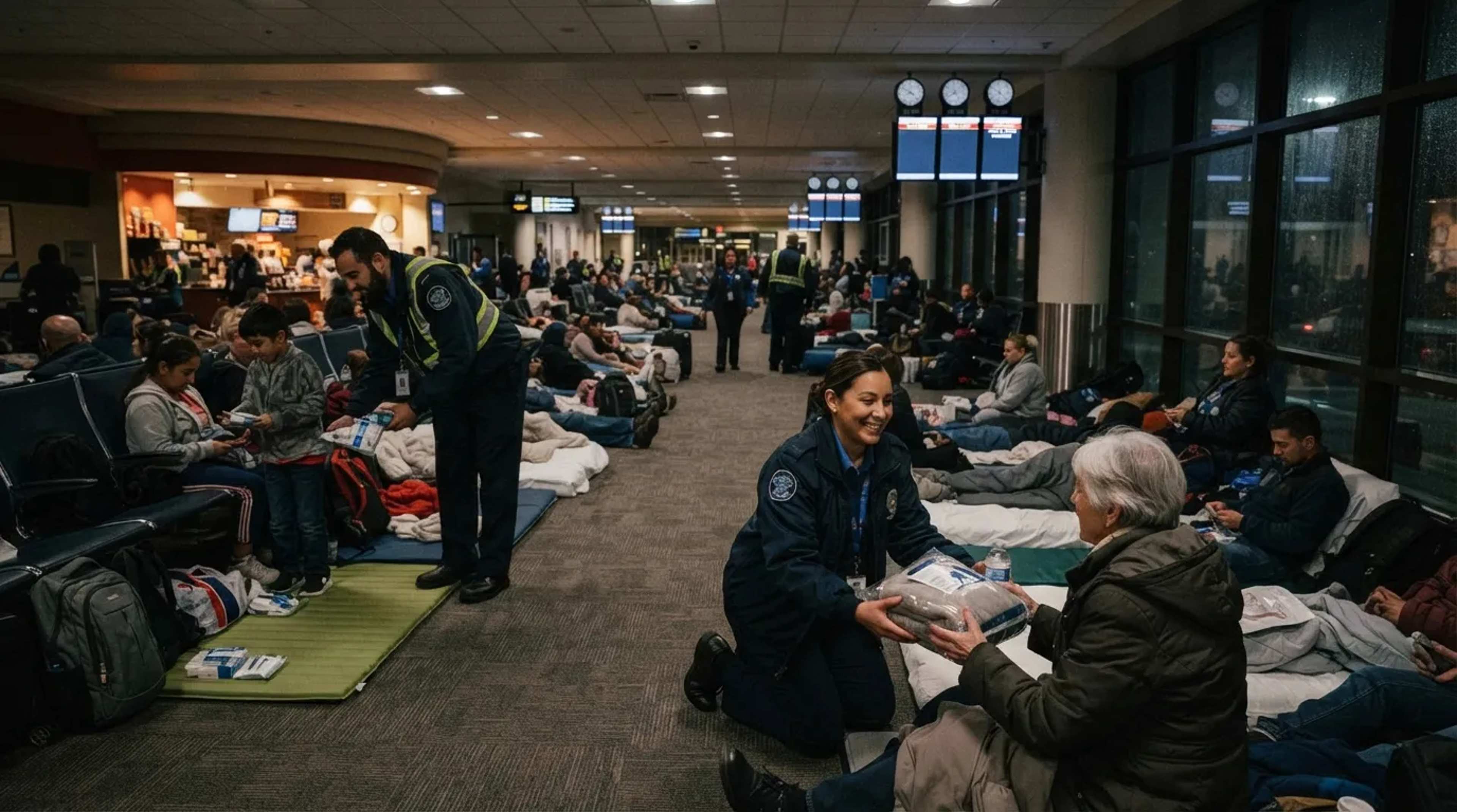 27 Courtesies Airport Teams Extend Unprompted During Long Weather Disruption