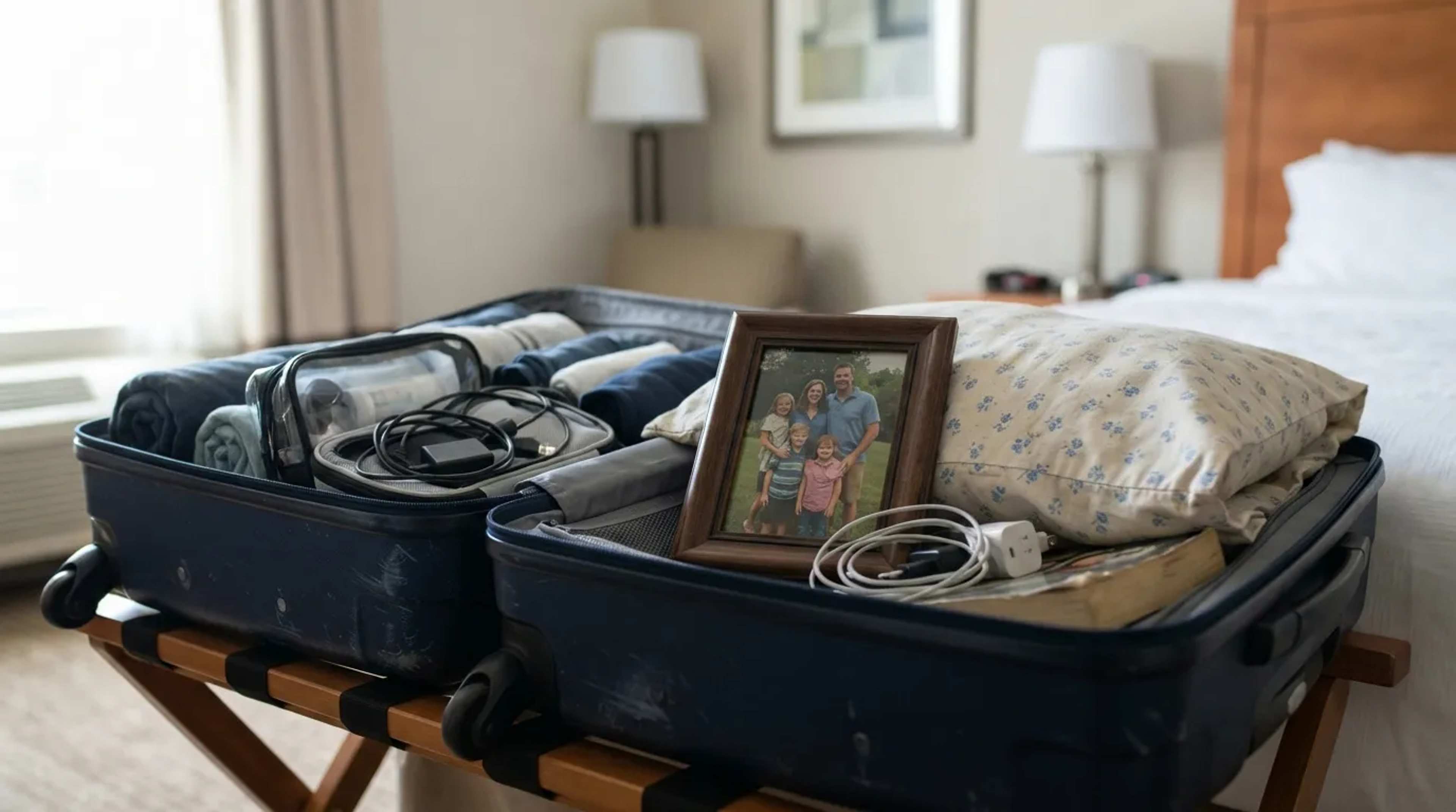 15 Things in a Suitcase That Instantly Mark Somebody Who Lives in Hotels