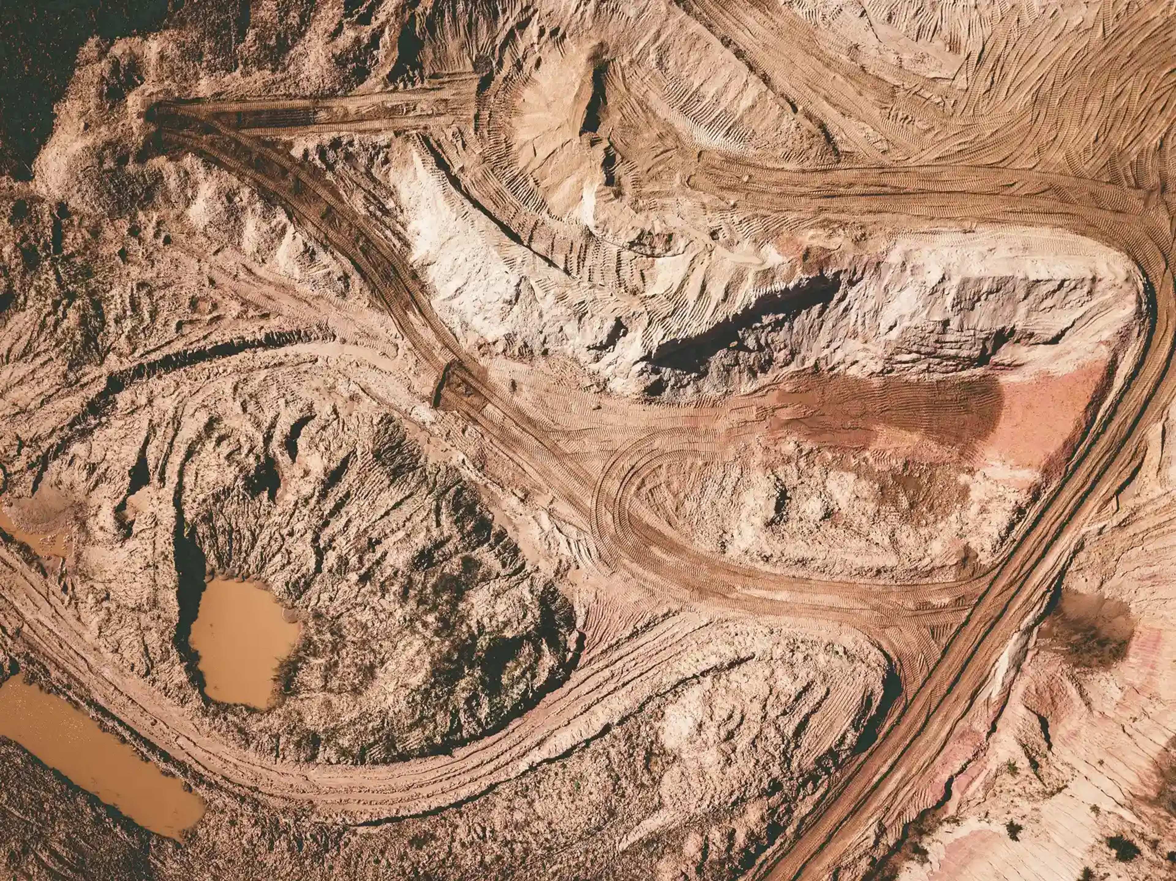 Chile's Lithium Fields Resemble Circuit Boards When Viewed From Above