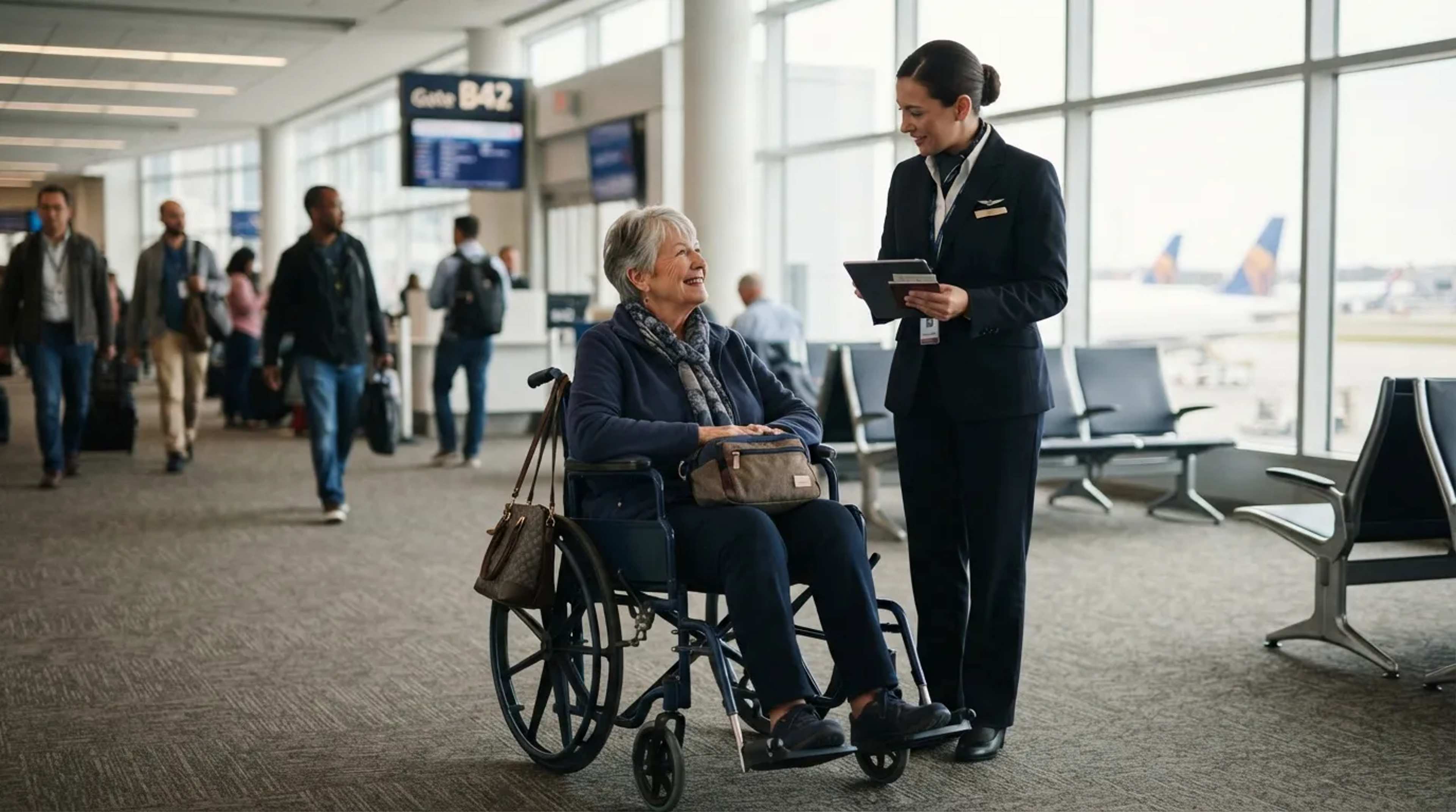 17 Things Airport Assistance Teams Arrange for Travelers Over 65 Automatically