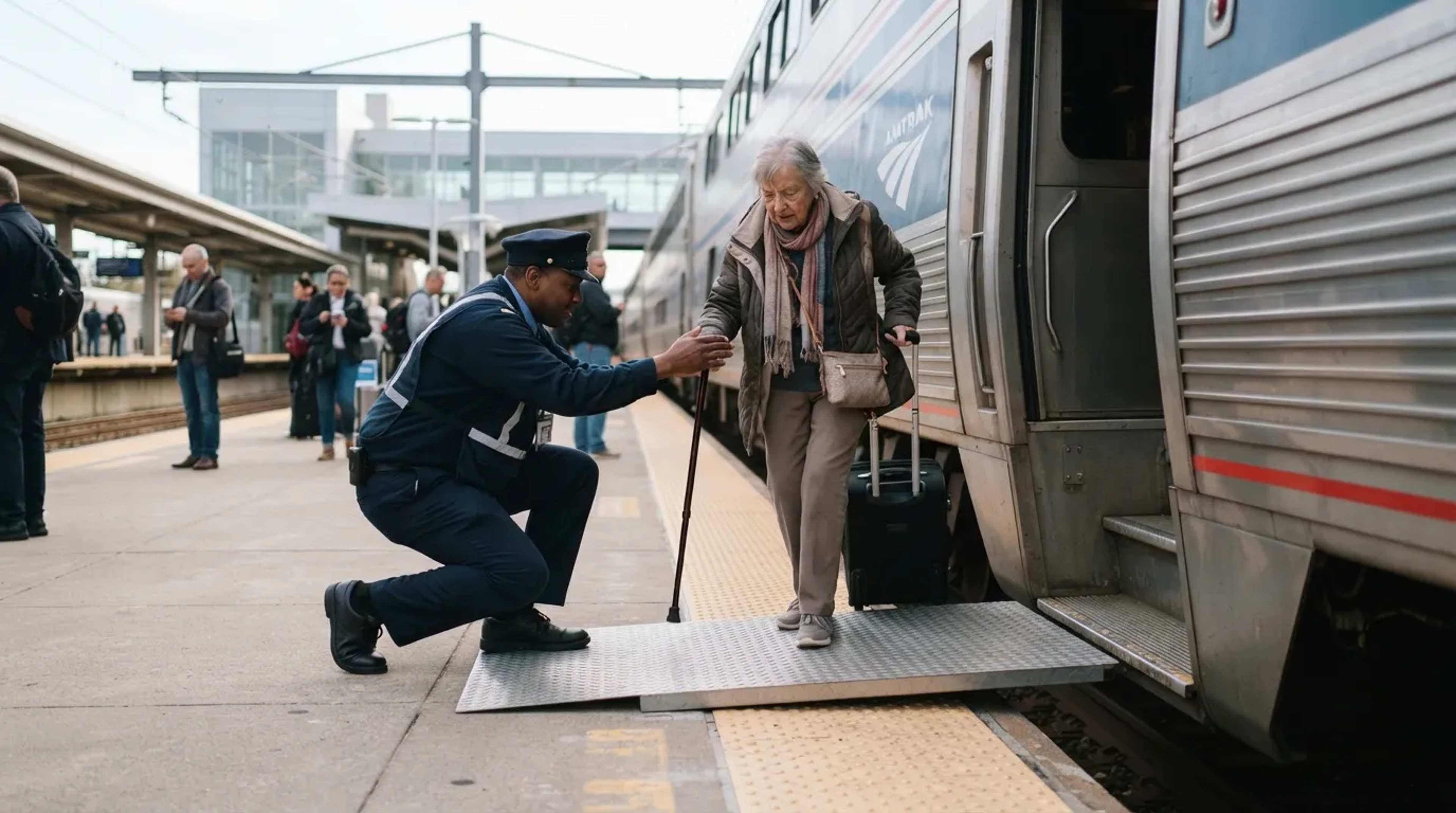 18 Platform Details Rail Staff Wish Travelers Over 70 Understood Beforehand
