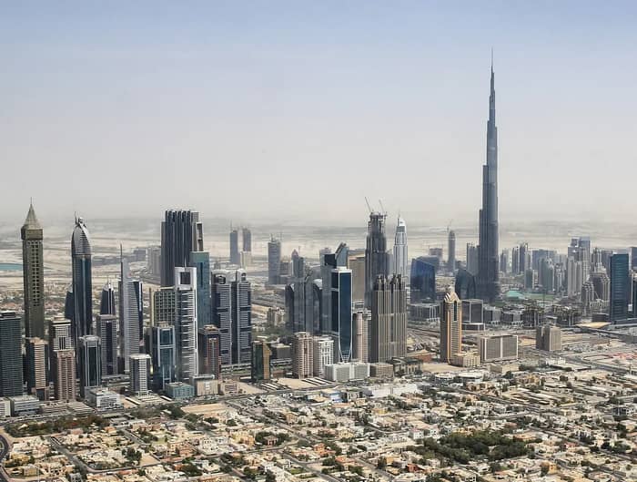 Dubai, UAE: The Tax-Free Oasis (Image Credits: Wikimedia)
