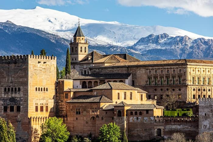 Granada: Moorish Majesty Against Sierra Nevada (Image Credits: Unsplash)