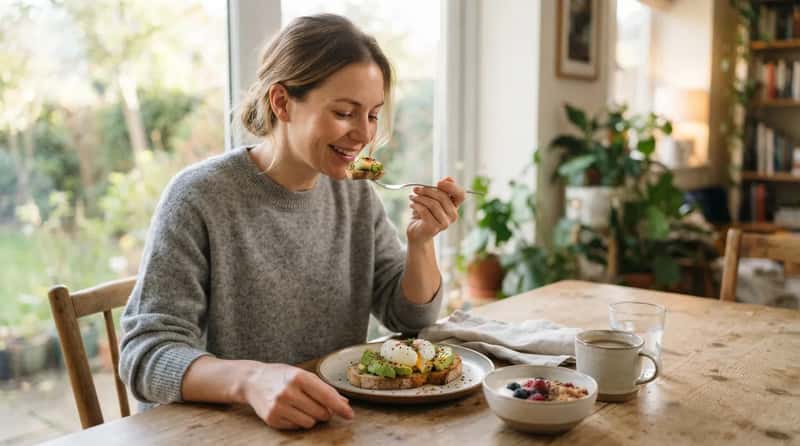 #10 - They Eat Mindfully, Not in Front of a Screen (Image Credits: Gemini)