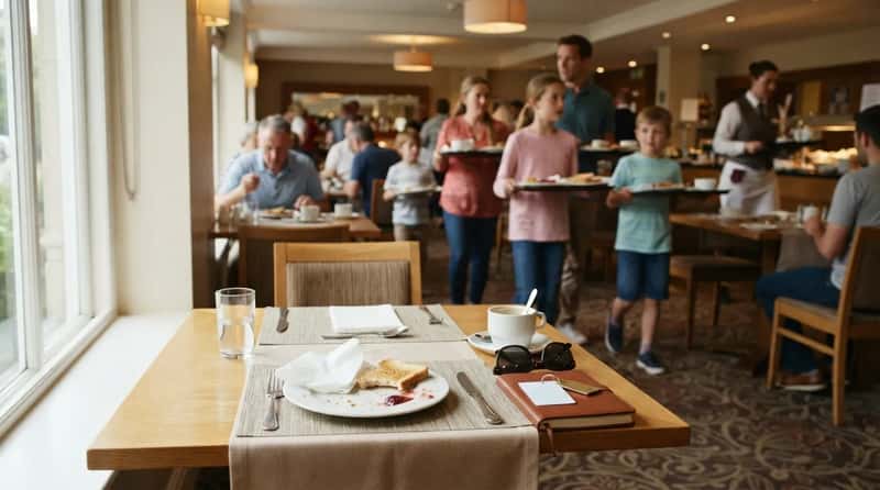#15 - Claiming a Table and Disappearing for 20 Minutes (Image Credits: Gemini)