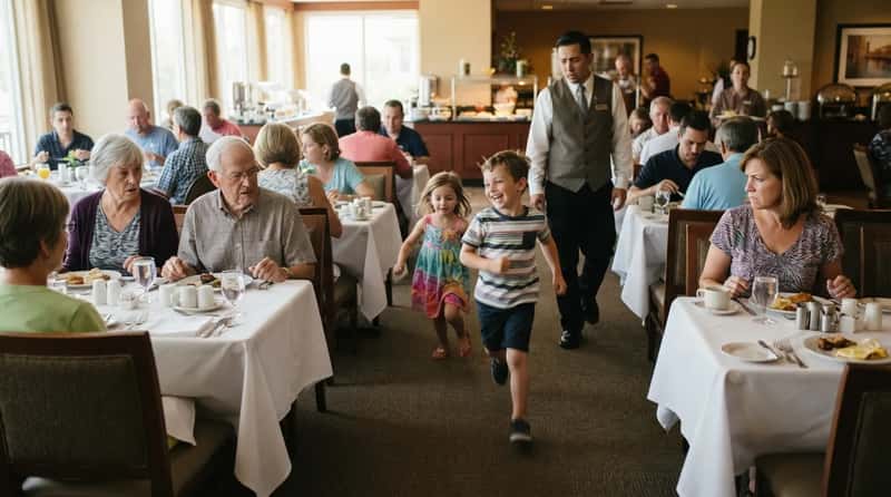 #12 - Letting Kids Run Unsupervised Through the Dining Room (Image Credits: Gemini)