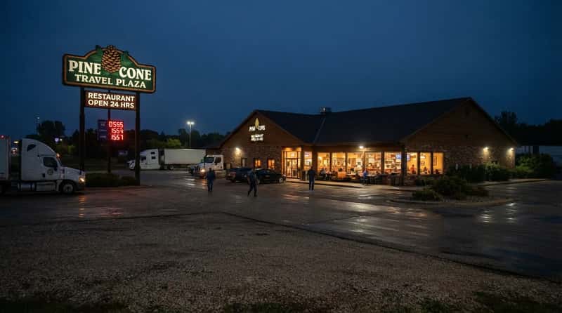 #15 - Pine Cone Travel Plaza, Wisconsin (I-94, Exit 267) (Image Credits: Gemini)