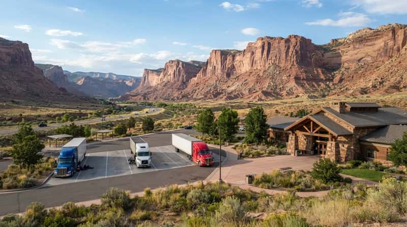 #5 - Echo Canyon Welcome Center, Utah (I-80, near Wyoming border) (Image Credits: Gemini)