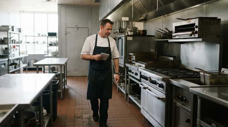 #16 - Walking the Kitchen Before Anyone Else Arrives (Image Credits: Gemini)