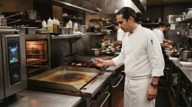 #7 - Verifying Equipment is Preheated and Ready (Image Credits: Gemini)