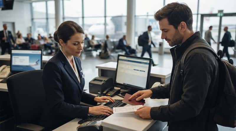 #14 - "Can You Fix This Boarding Pass Error Right Now?" (Image Credits: Gemini)