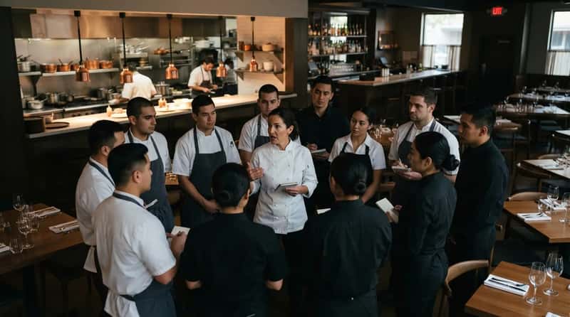 #5 - Running the Pre-Service Team Briefing (Image Credits: Gemini)