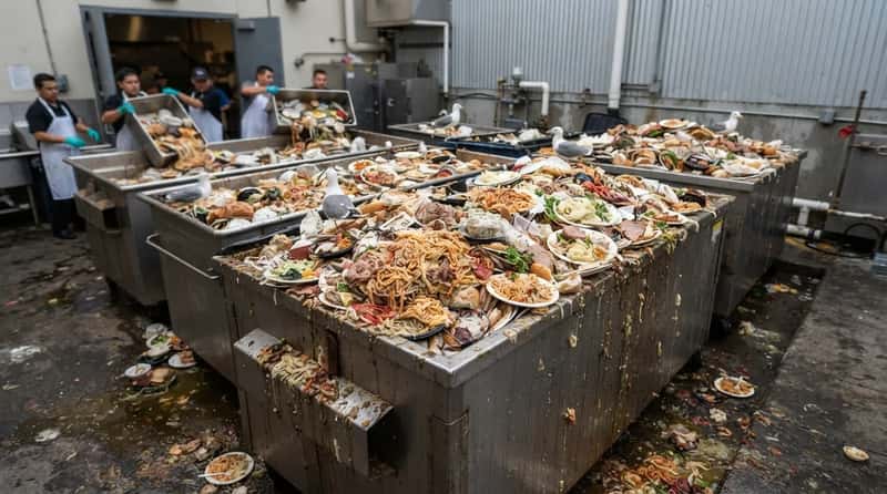 #9 - Almost Half of Every Buffet Never Gets Eaten (Image Credits: Gemini)