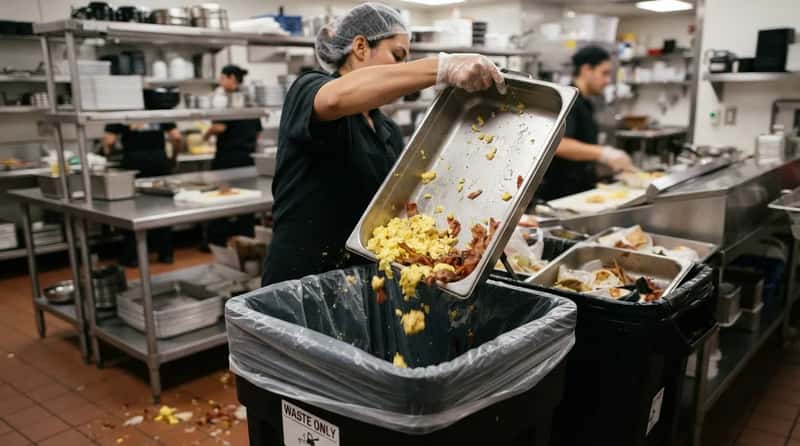 #8 - Food on the Buffet Line Is Legally "Contaminated" the Moment You Touch It (Image Credits: Gemini)