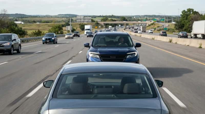 #5 – Driving With an Aggressive Following Distance (Image Credits: Gemini)