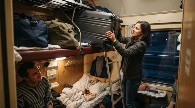 #6 - Soft-Sided Luggage Is Non-Negotiable in a Berth (Image Credits: Gemini)