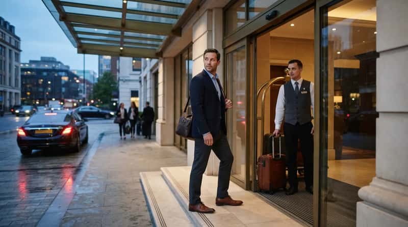 #1 - The Final Glance Back Before Walking Inside (Image Credits: Gemini)