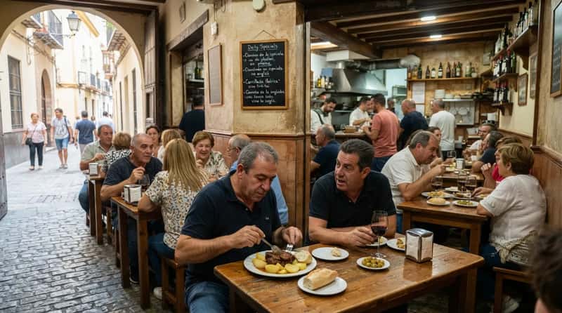 #14 - They Eat Where Locals Eat, Not Where Signs Say "Tourist Menu" (Image Credits: Gemini)