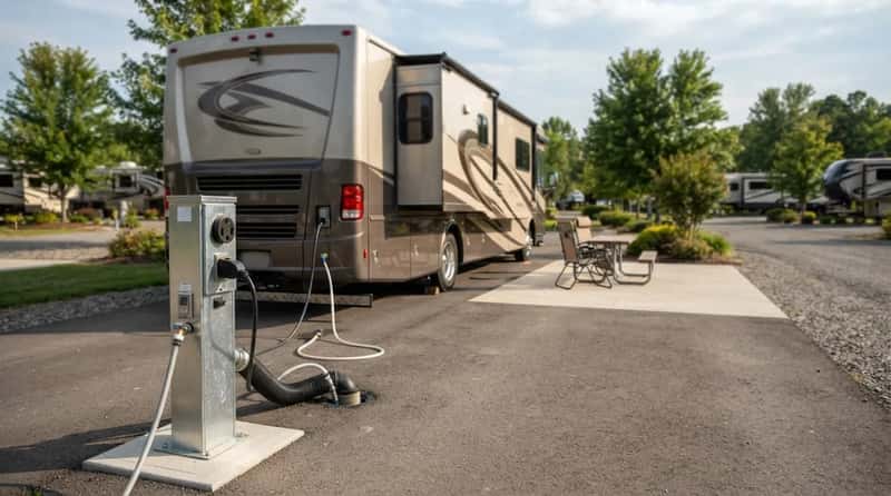 #4 - Full Hookups With 50-Amp Electric Service (Image Credits: Gemini)
