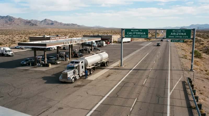 #4 - Know Your State's Fuel Tax Before You Cross the Border (Image Credits: Gemini)