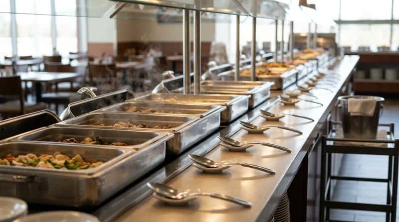 #13 - Whether Serving Utensils Are Placed Correctly (Image Credits: Gemini)