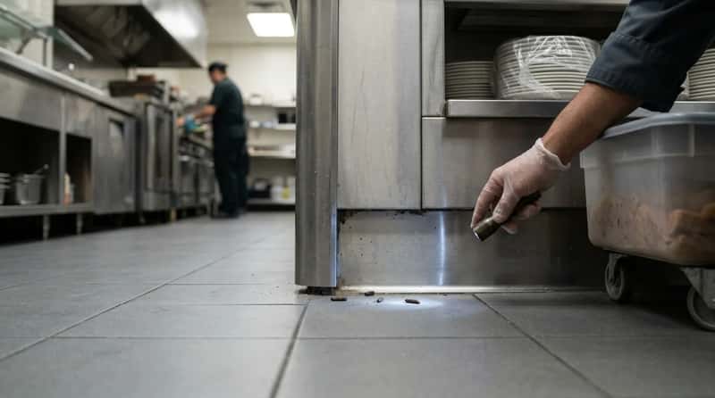 #8 - Signs of Pests Near the Line or Storage Areas (Image Credits: Gemini)