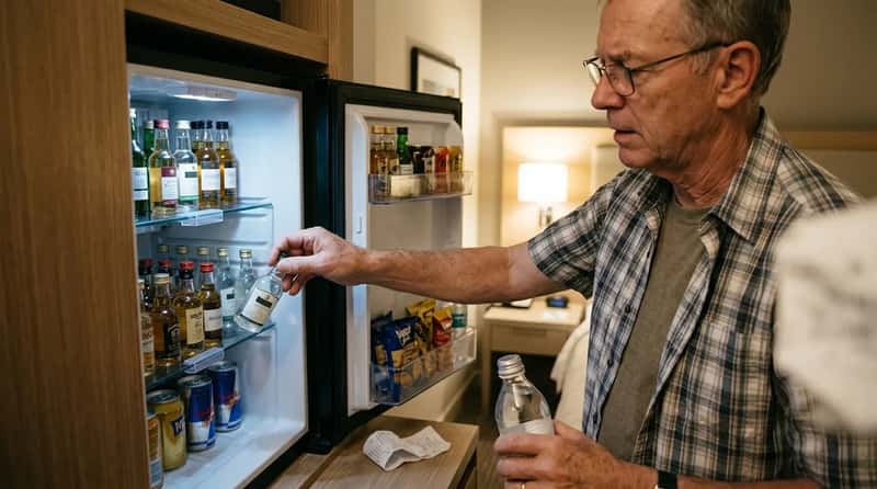 #9 - The Minibar Sensor Error That Charges You for Items You Didn't Touch (Image Credits: Gemini)