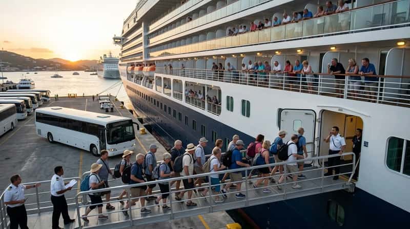 #9 - Late Passengers From a Shore Excursion (Image Credits: Gemini)