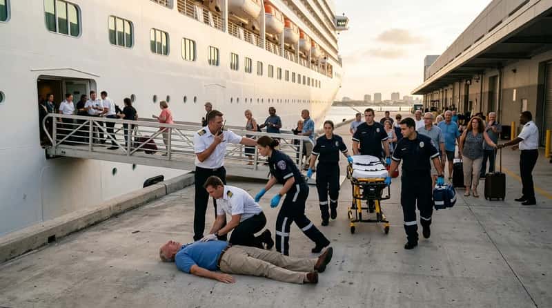 #7 - A Medical Emergency During Embarkation (Image Credits: Gemini)