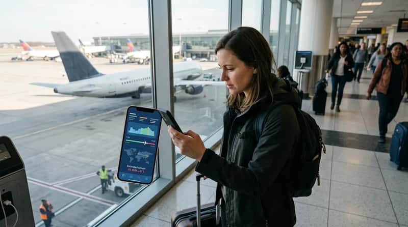 #13 - Not Tracking Your Inbound Flight's Delay (Image Credits: Gemini)