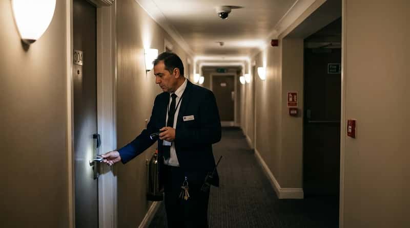 #6 - The Porter Is Running Security Checks on Your Floor All Night (Image Credits: Gemini)