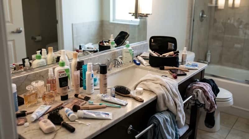 #14 - The State of Your Bathroom Counter (Image Credits: Gemini)