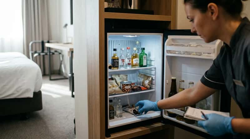 #4 - The Minibar and What's Been Consumed (Image Credits: Gemini)
