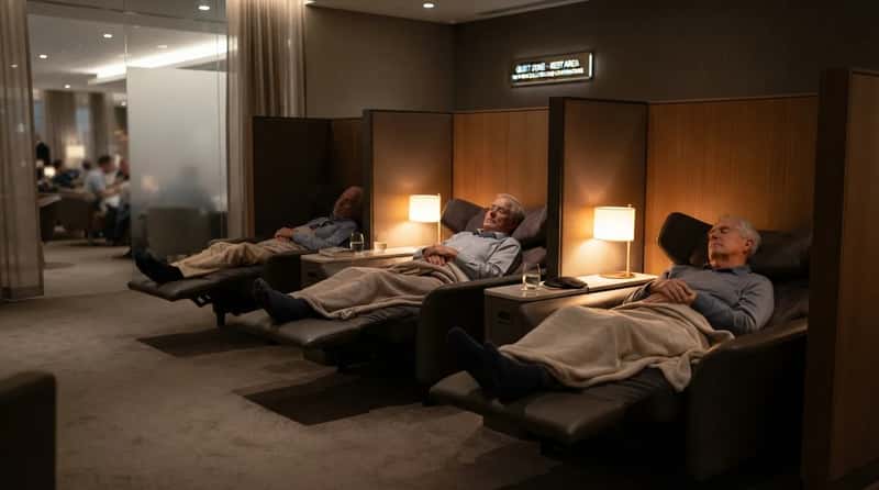 #6 – Dedicated Quiet Zones and Rest Areas Within the Lounge (Image Credits: Gemini)