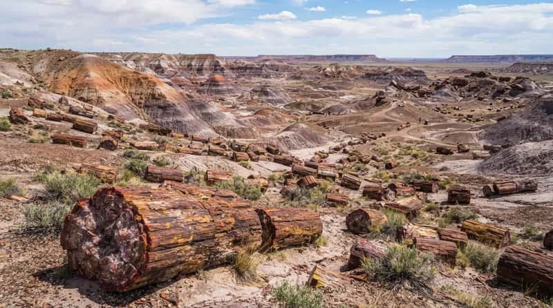 #4 - Petrified Forest National Park, Arizona (Image Credits: Gemini)