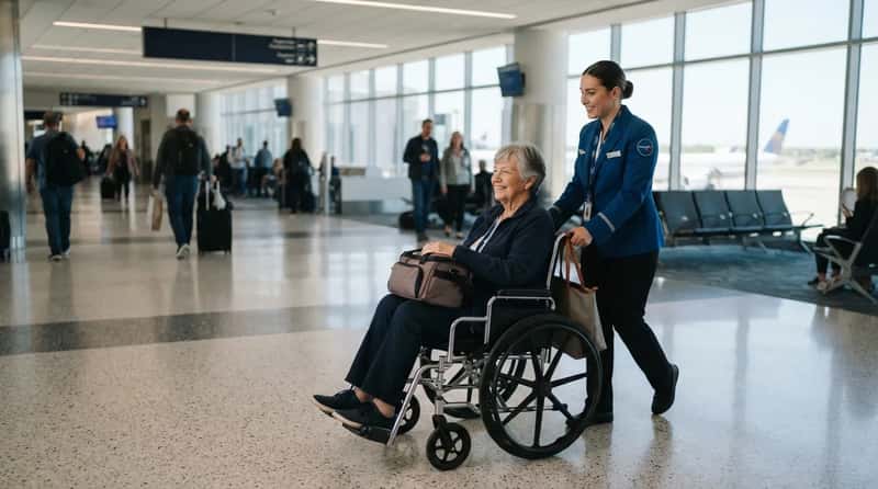 7. You're Ignoring Free Airport Assistance (Image Credits: Gemini)
