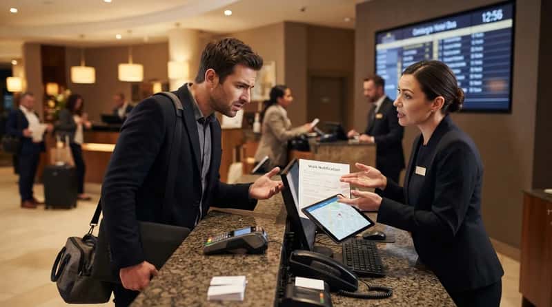 #3 - Hotels Deliberately Sell More Rooms Than They Actually Have (Image Credits: Gemini)
