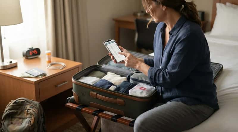 15. They Always Pack to a List (and Reuse It Every Time) (Image Credits: Gemini)