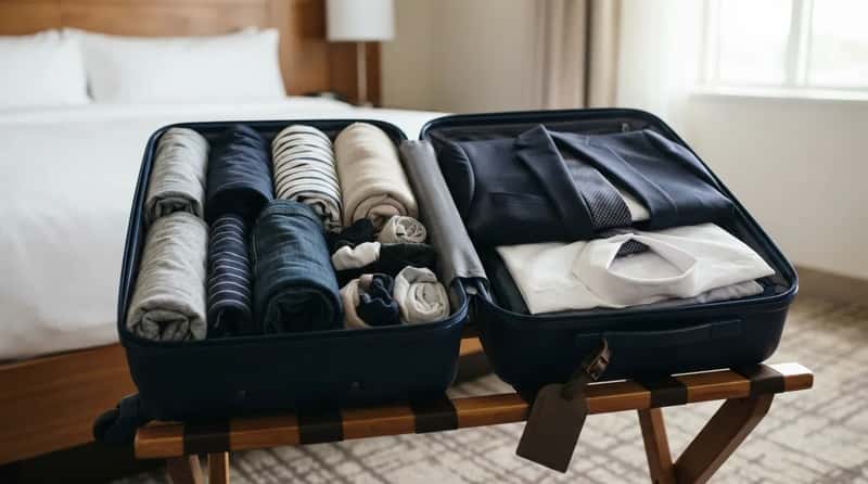 10. They Roll Casual Clothes, Fold Formal Ones (Image Credits: Gemini)